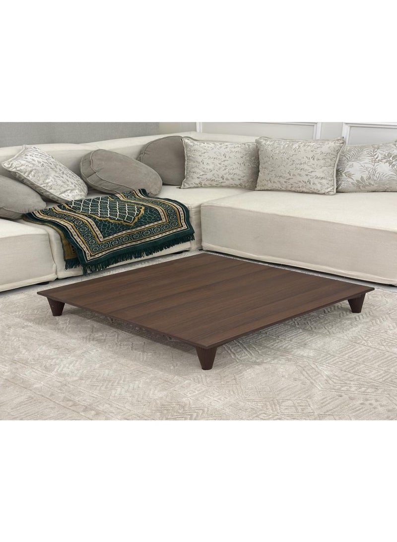 Square floor table with a stylish modern design - Image 1